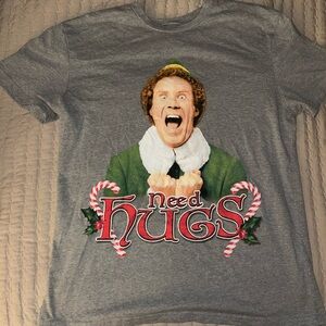 “Buddy the Elf” Gray Graphic T-Shirt